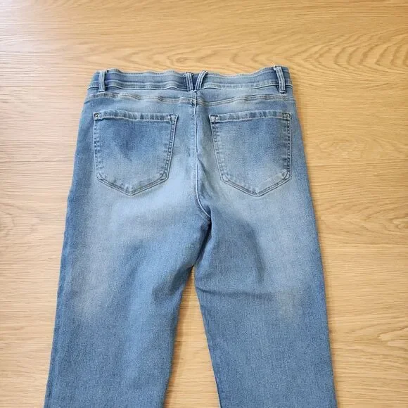 Curve Appeal Jeans Women 8 Blue Skinny Mid Rise Medium Wash Stretchy Denim 29x27 - Picture 10 of 11